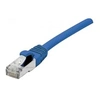 Image de CORDON PATCH RJ45 S/FTP CAT 6a LSOH Snagless Bleu - 0,50m