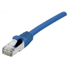 Image de - Cordon de raccordement - RJ-45 (M) pour RJ-45 (M) - 1 m - S/FTP - CAT 6a - sans halogène, moulé, sans crochet - bleu