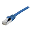 Image de - Cordon de raccordement - RJ-45 (M) pour RJ-45 (M) - 25 m - SFTP - CAT 6a - sans halogène, moulé, sans crochet - bleu