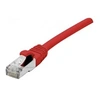 Image de - Cordon de raccordement - RJ-45 (M) pour RJ-45 (M) - 30 cm - S/FTP - CAT 6a - sans halogène, moulé, sans crochet - rouge