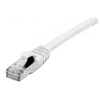 Image de - Cordon de raccordement - RJ-45 (M) pour RJ-45 (M) - 2 m - SFTP - CAT 6a - sans halogène, sans crochet - blanc