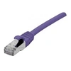 Image de CORDON PATCH RJ45 S/FTP CAT 6a LSOH Snagless Violet - 0,30m