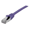Image de - Cordon de raccordement - RJ-45 (M) pour RJ-45 (M) - 3 m - SFTP, PiMF - CAT 6a - démarré, sans halogène, sans crochet - violet
