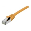 Image de - Cordon de raccordement - RJ-45 (M) pour RJ-45 (M) - 1 m - S/FTP - CAT 6a - sans halogène, moulé, sans crochet - orange