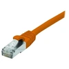 Image de - Cordon de raccordement - RJ-45 (M) pour RJ-45 (M) - 1.5 m - SFTP - CAT 6a - démarré, sans halogène, sans crochet - orange