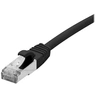 Image de Dexlan - Cordon de raccordement - RJ-45 (M) pour RJ-45 (M) - 5 m - SFTP, PiMF - CAT 6a - sans halogène, moulé, sans crochet - noir