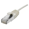 Image de Dexlan - Cordon de raccordement - RJ-45 (M) pour RJ-45 (M) - 5 m - 4.8 mm - SFTP - CAT 6a - sans halogène, sans crochet - gris