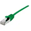 Image de Dexlan - Cordon de raccordement - RJ-45 (M) pour RJ-45 (M) - 3 m - 4.8 mm - SFTP - CAT 6a - sans halogène, sans crochet - vert