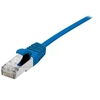 Image de Dexlan - Cordon de raccordement - RJ-45 (M) pour RJ-45 (M) - 5 m - 4.8 mm - SFTP - CAT 6a - sans halogène, sans crochet - bleu