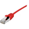 Image de Dexlan - Cordon de raccordement - RJ-45 (M) pour RJ-45 (M) - 2 m - 4.8 mm - SFTP - CAT 6a - sans halogène, sans crochet - rouge