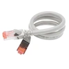 Image de exertis Connect - Cordon de raccordement - RJ-45 (M) pour RJ-45 (M) - 10 m - U / FTP (Paire torsadée blindée) - CAT 6a - moulé, sans crochet - gris