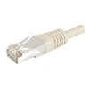 Image de - Cordon de raccordement - RJ-45 (M) pour RJ-45 (M) - 5 m - paire torsadée écrantée (F/UTP) - CAT 6a - bloqué - gris