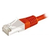 Image de Cordon RJ45 catégorie 6A F/UTP rouge - 10 m