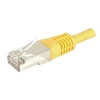 Image de Cordon RJ45 catégorie 6A F/UTP jaune - 0,3 m