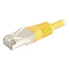 Image de Cordon RJ45 catégorie 6A F/UTP jaune - 20 m