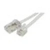 Image de Cordon téléphonique RJ11 vers RJ45 Blanc - 15.00M