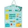 Image de Calendrier éducatif mural en tissu Jaune 3 ans et +