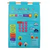 Image de CALENDRIER TISSU BLEU