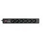 Image de Protection Strip PS6D - Protection contre les surtensions - CA 220-250 V - 2500 watt - connecteurs de sortie : 6 - noir