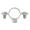 Image de Collier Atlas simple en acier zingué blanc - M7x150 - Ø 16 mm - Boite de 100 - - CS16