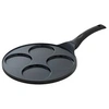 Image de - Poêle à Pancakes en Métal "2 en 1" 26cm Noir