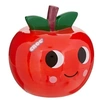 Image de - Tirelire Pomme en Dolomite "Chachapop" 13cm Rouge