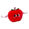 Image de - Peluche Enfant Pomme "Chachapop" 28cm Rouge