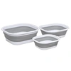Image de - Lot de 3 Bassines Rétractables "Retract" 38cm Gris