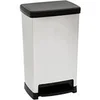 Image de - Poubelle à Pédale "Slim" 50L Argent