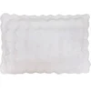 Image de Coussin Effet Fourrure 3D Polyester 80x50cm Blanc