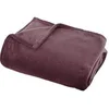 Image de Créateur d'intérieur - Plaid en Flanelle Uni "Ollis" 130x180cm Violet