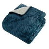 Image de Créateur d'intérieur - Plaid Sherpa en Flanelle "Lyno" 130x170cm Bleu
