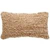 Image de Coussin Déco effet laine "Volna" 30x50cm Camel