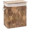 Image de - Panier à Linge en Bambou "Blackflora" 50L Beige