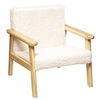 Image de Fauteuil enfant Basile moumoute écru