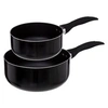 Image de - Lot de 2 Casseroles "Aluminium" 20cm Noir