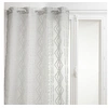 Image de - Voilage Sama impression jacquard 140 x 240 cm - Gris - Sama