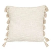 Image de Créateur d'intérieur - Coussin Déco à Pompons "Gypsy" 50x50cm Ivoire
