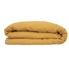 Image de - Housse de couette 2 places Morning Sunshine 100% Lin - 240x220 - Jaune Ocre - Morning sunshine