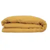 Image de - Housse de couette 2 places en lin 260x240 - Jaune Ocre