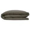 Image de - Housse de couette 2 places 100% lin - 260x240cm - Vert Kaki