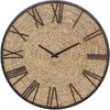 Image de Horloge métal et paille Nico D50