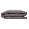 Image de - Housse de couette 2 places Morning Sunshine 100% Lin - 240x220 - Gris Ardoise - Morning sunshine