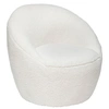 Image de Fauteuil bouclette Romi blanc