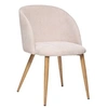 Image de Chaise velours côtelé Céleste beige