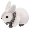 Image de Créateur d'intérieur - Statuette Déco Lapin Couronne 16cm Blanc