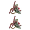 Image de Créateur d'intérieur - Lot de 2 Ronds de Serviette Marron Glacé 9cm Vert