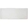 Image de - Tapis de Salle de Bain "Tissé Epais" 50x120cm Blanc