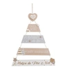 Image de Créateur d'intérieur - Pancarte de Noël Sapin "Laponie" 70cm Beige