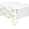 Image de Créateur d'intérieur - Nappe Imprimée Sapin "Colorama" 140x360cm Blanc & Or